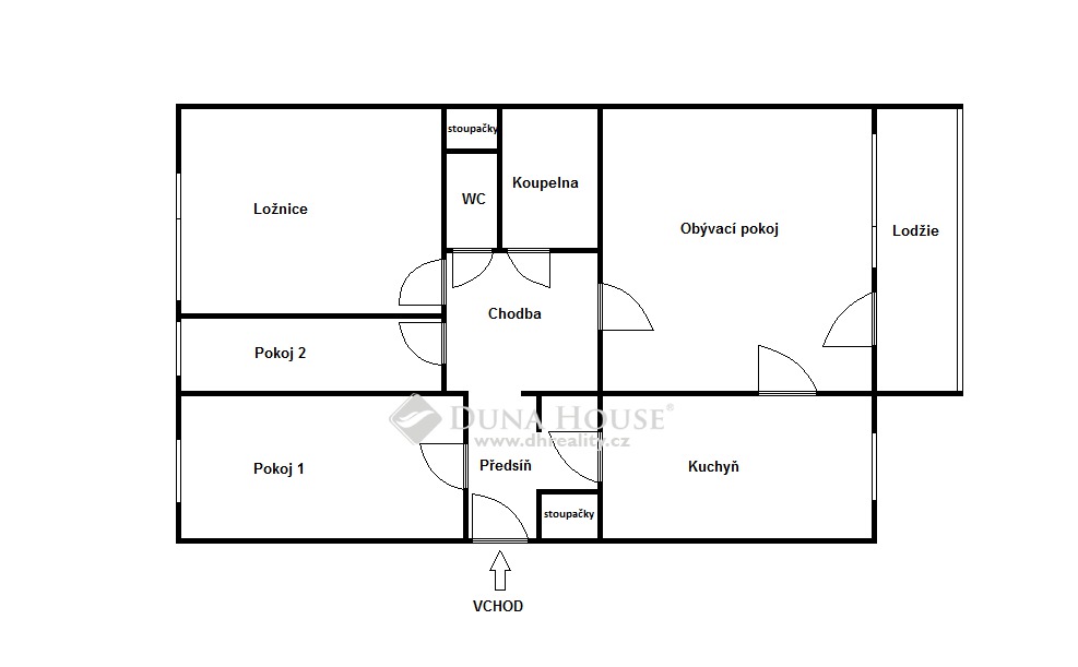 For sale flat, Rakovského, Praha 4 Modřany