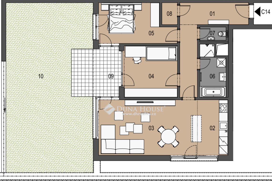 For sale flat, Plzeňská, Praha 5 Smíchov